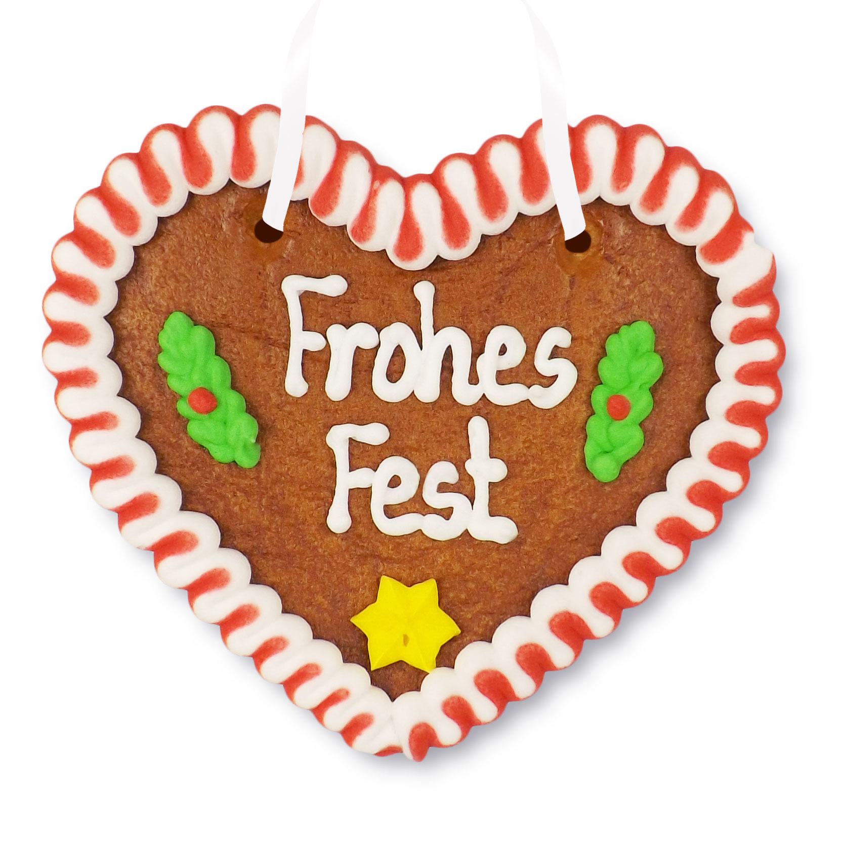 Lebkuchenherz 12cm Frohes Fest günstig bestellen