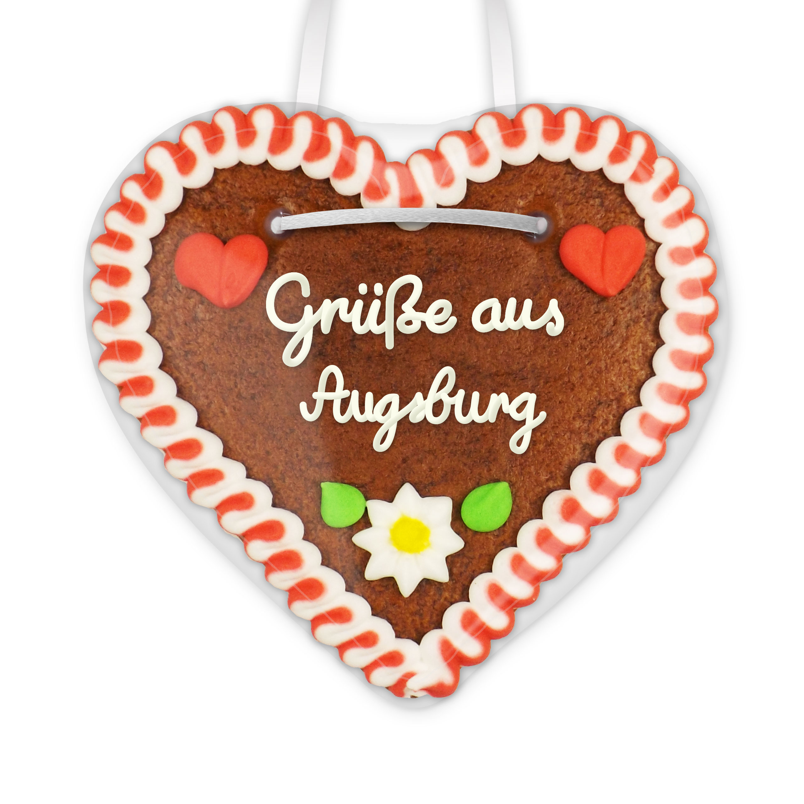 Lebkuchen Herz 12cm Grusse Aus Augsburg Lebkuchen Welt