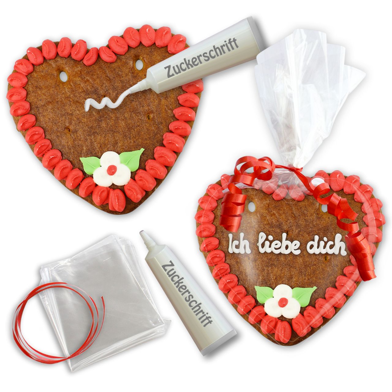 Lebkuchen Herz Rohling Selber Beschriften Set 14cm Rot Gunstig Kaufen Und Sofort Loslegen Lebkuchen Welt